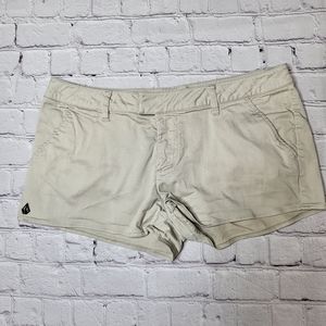 Volcom 2" Inseam Khaki Shorts Size 7